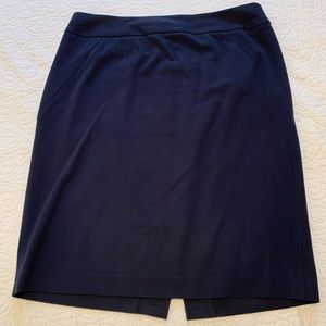 Grace Elements Navy Pencil Skirt SZ 10